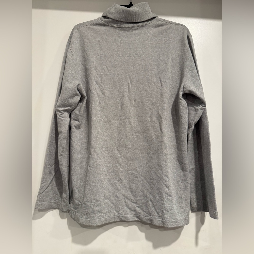 Agnes B Homme Turtleneck Basic Minimalist Cotton Sweater Size M